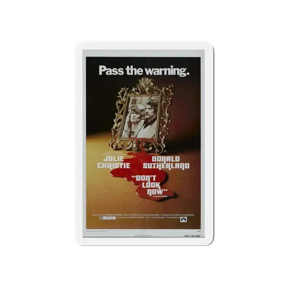 DON'T LOOK NOW 1973 Movie Poster - Refrigerator Magnet - The Sticker Space