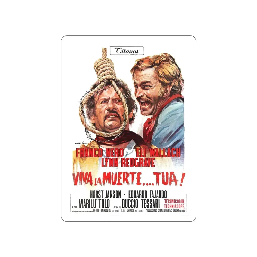 DON'T TURN THE OTHER CHEEK 1971 Movie Poster STICKER Vinyl Die-Cut Decal - The Sticker Space