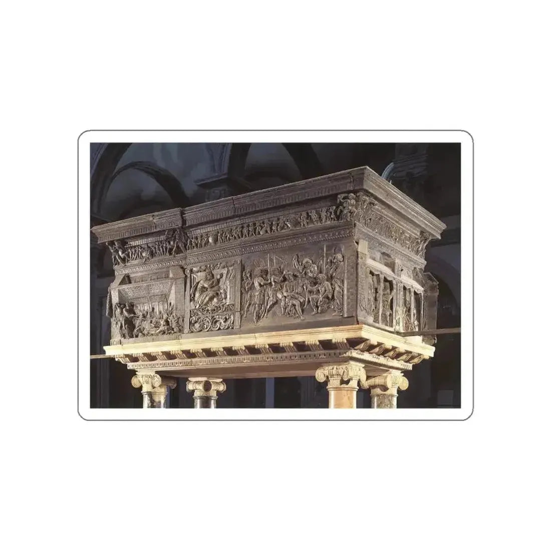 DONATELLO - Pulpit (on the right) (Artwork) STICKER Vinyl Die-Cut Decal - The Sticker Space