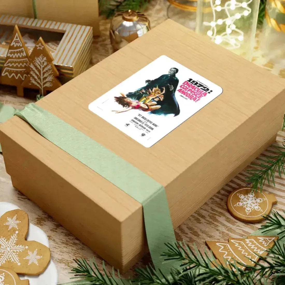 DRACULA A.D. 1972 (ITALIAN) Movie Poster - STICKER Vinyl Kiss-Cut Decal - The Sticker Space