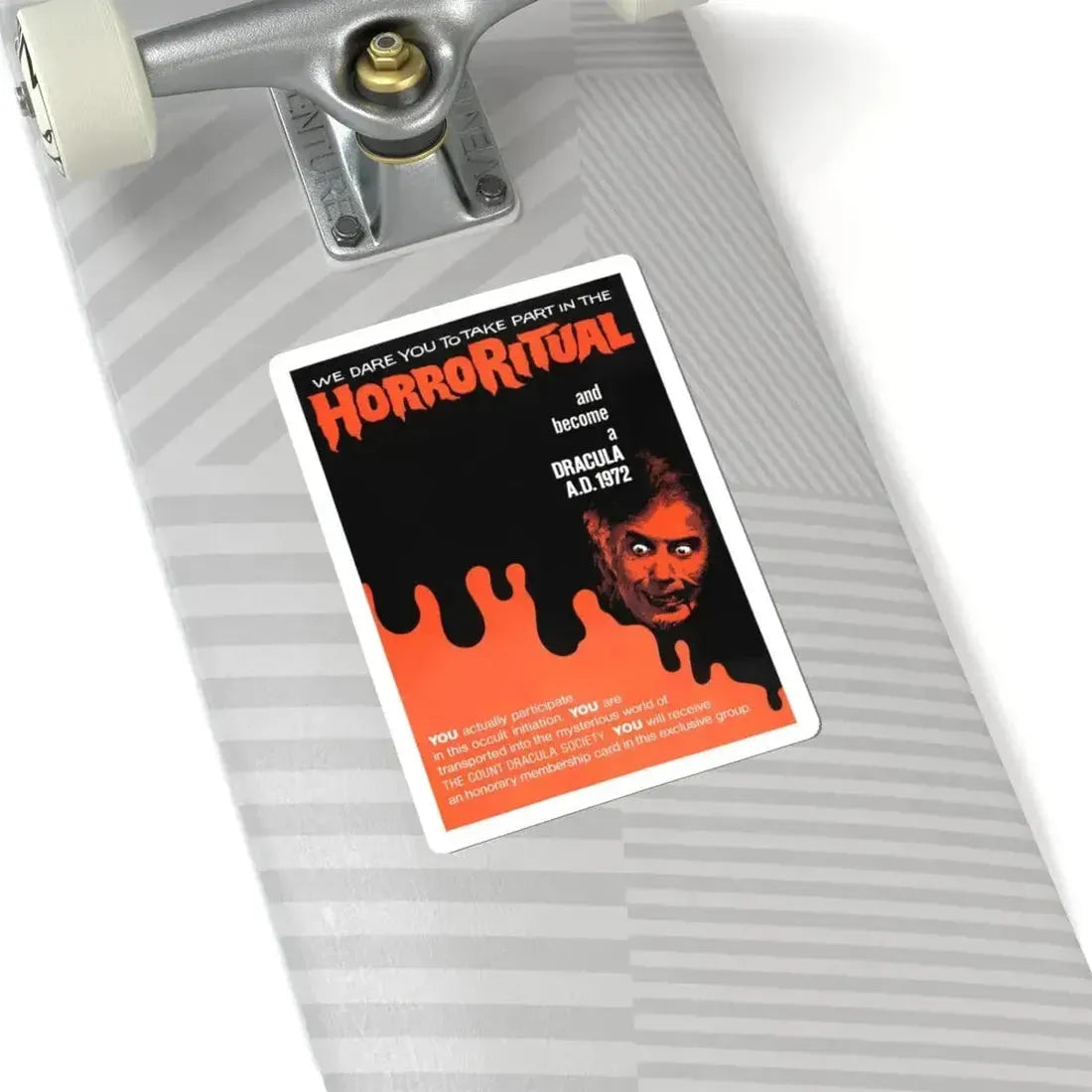 DRACULA A.D. 1972 (TEASER) Movie Poster - STICKER Vinyl Kiss-Cut Decal - The Sticker Space