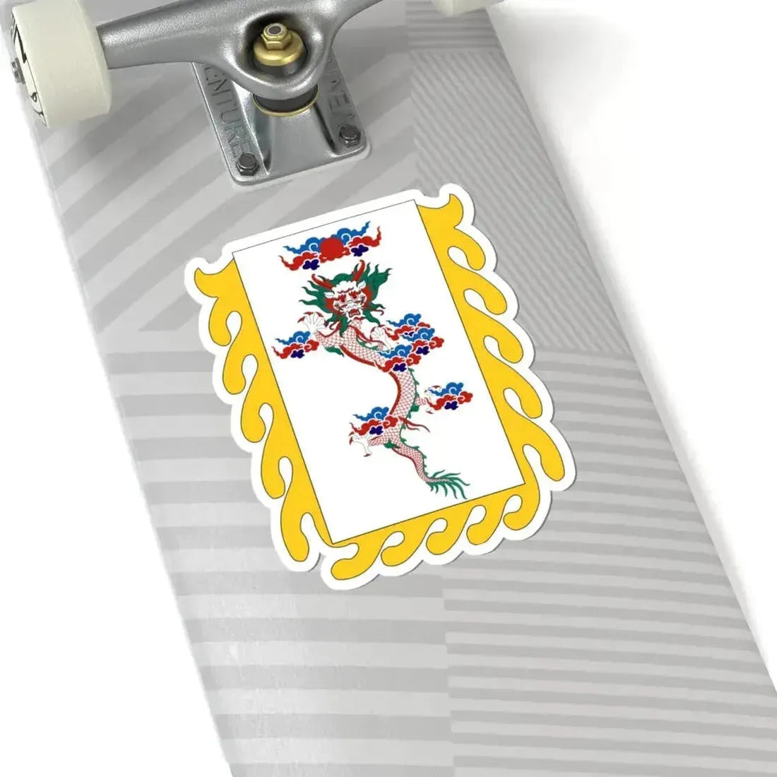 Dragon flag used by Du Wenxiu (China) STICKER Vinyl Kiss-Cut Decal - The Sticker Space