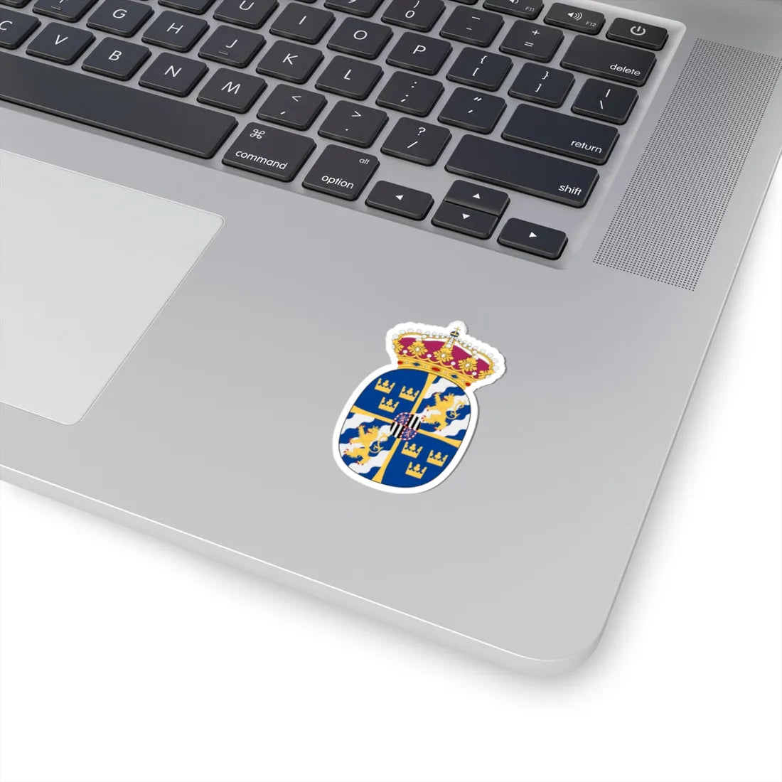 Drottning Louise vapen (Sweden) (Coat of Arms) STICKER Vinyl Kiss-Cut Decal - The Sticker Space