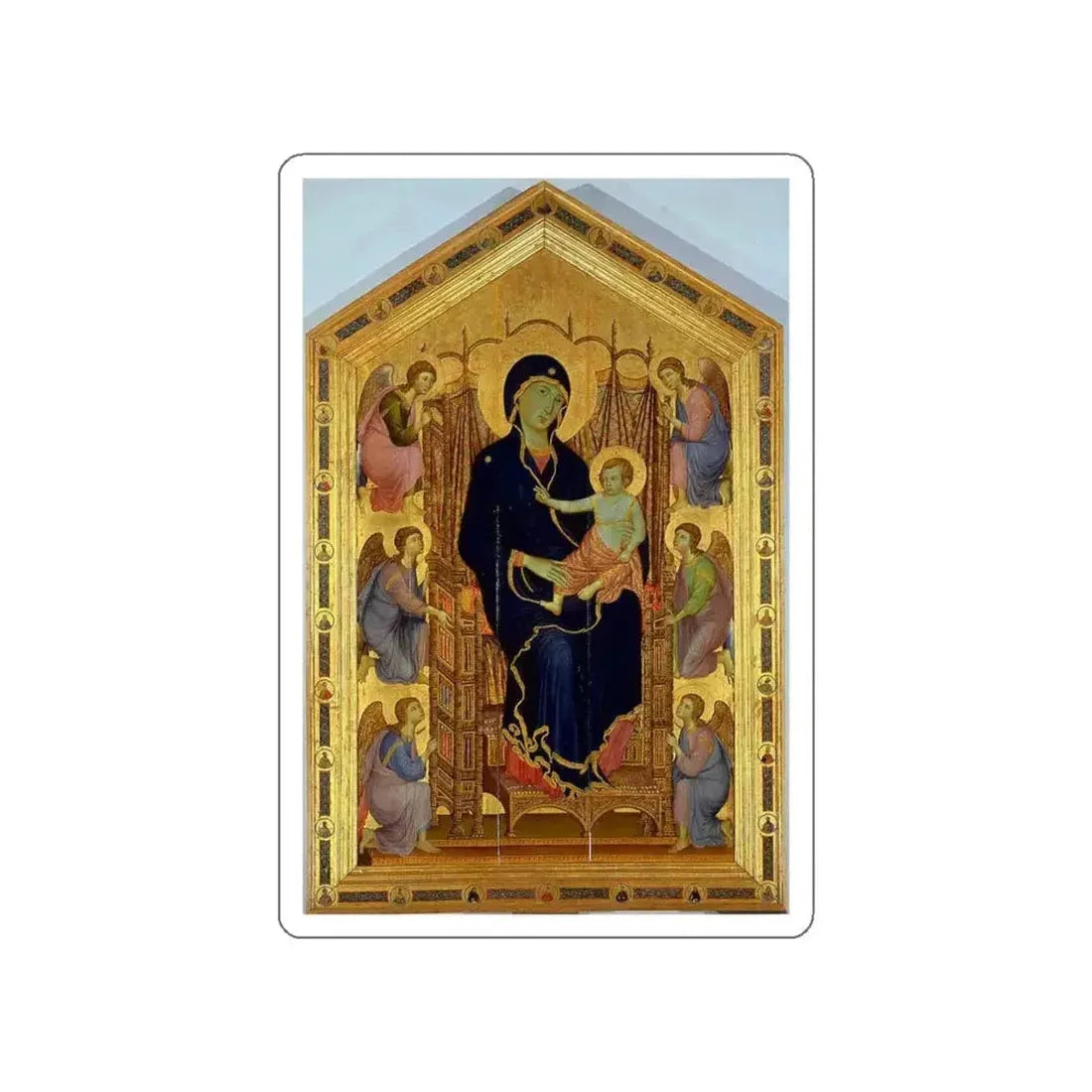DUCCIO DI Buoninsegna - Rucellai Madonna (Artwork) STICKER Vinyl Die-Cut Decal - The Sticker Space