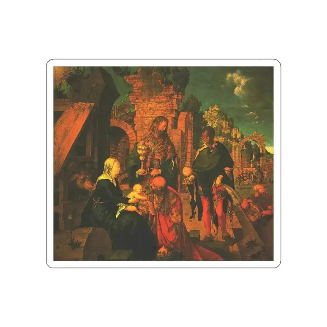DURER, Albrecht - Magi (Artwork) STICKER Vinyl Die-Cut Decal - The Sticker Space