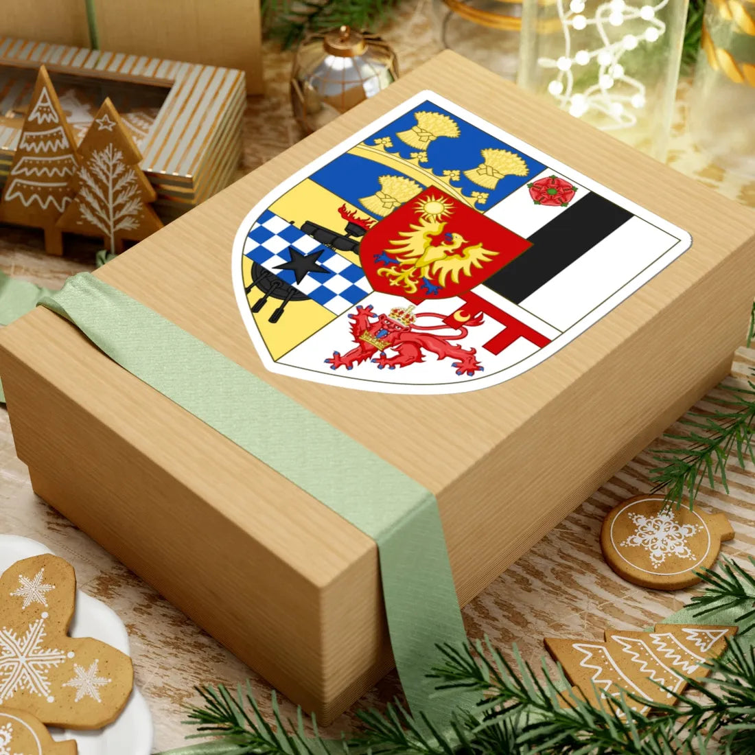 Earl of BuchanErskine COA (Scotland) (Coat of Arms) STICKER Vinyl Kiss-Cut Decal - The Sticker Space