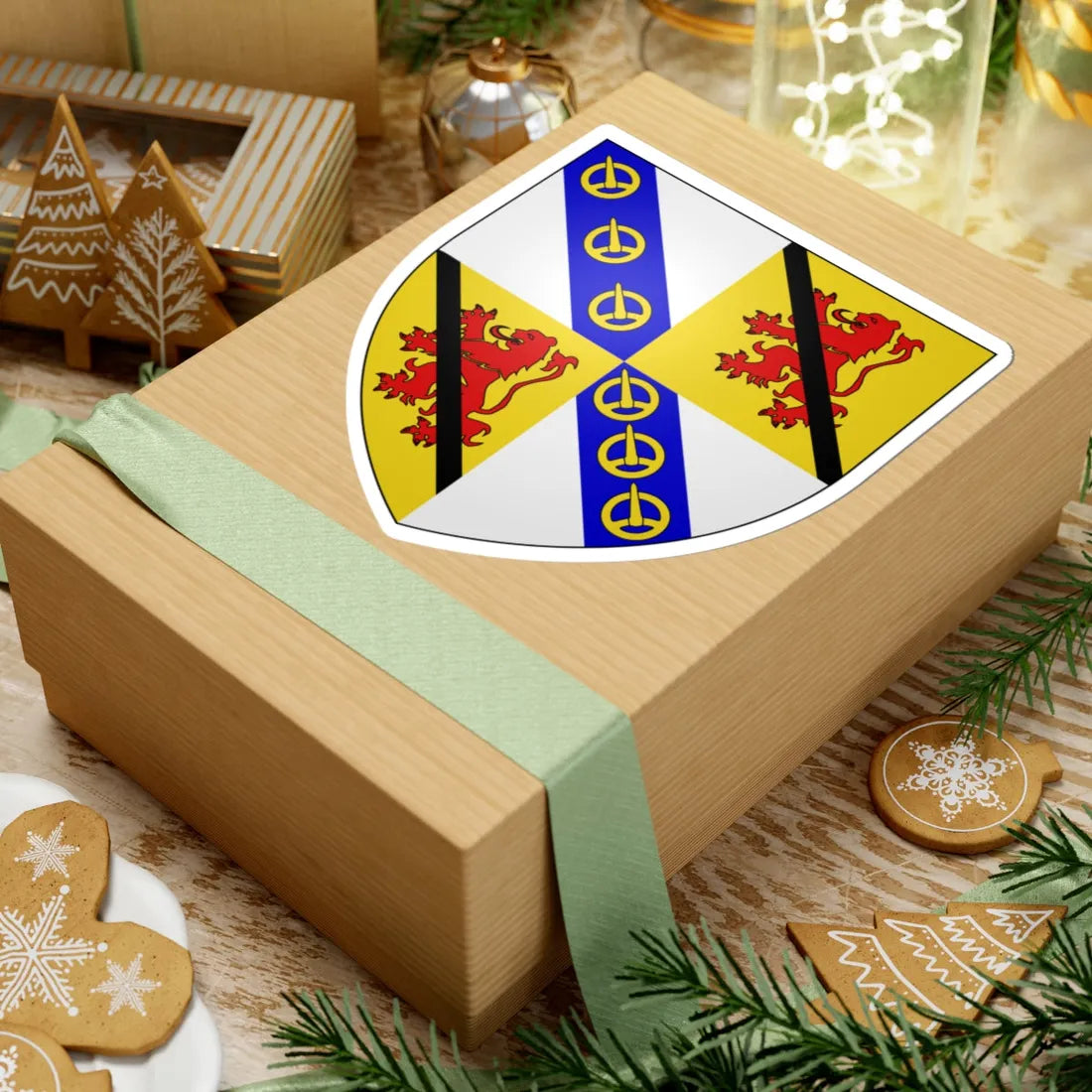 Earl of Rothes arms (Scotland) (Coat of Arms) STICKER Vinyl Kiss-Cut Decal - The Sticker Space