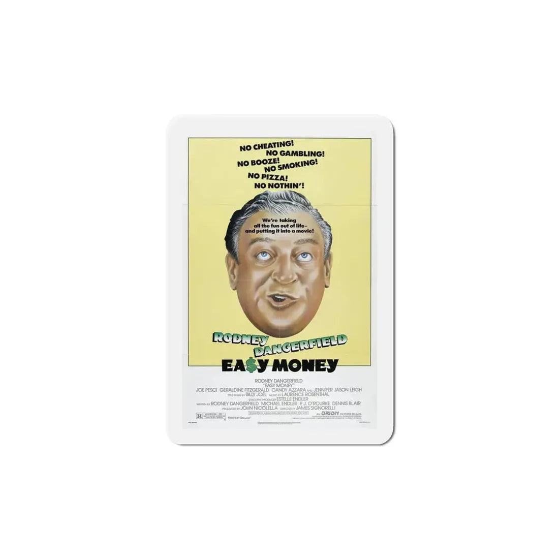Easy Money 1983 Movie Poster Refrigerator Magnet - The Sticker Space