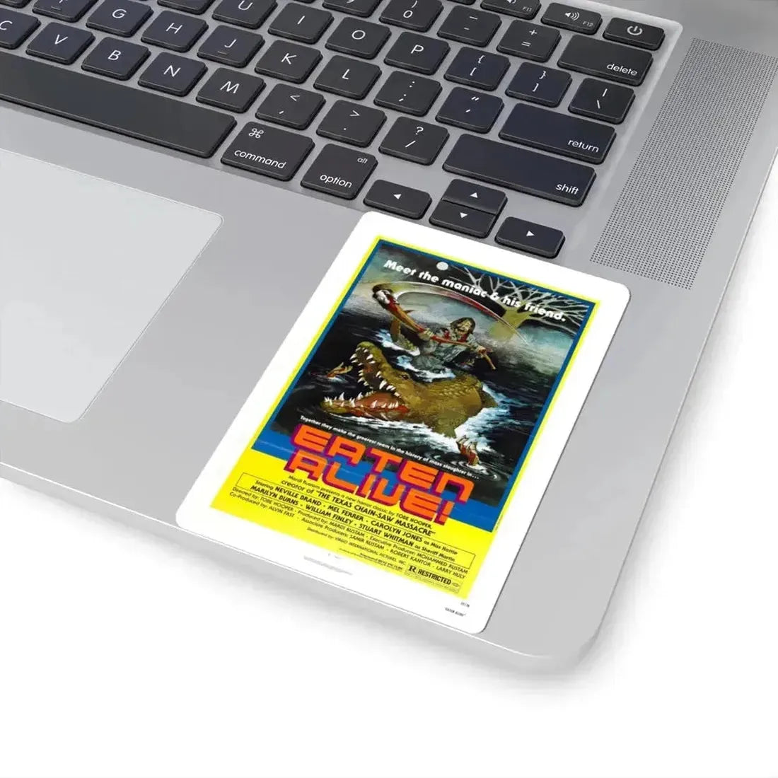 EATEN ALIVE (DEATH TRAP) 1976 Movie Poster - STICKER Vinyl Kiss-Cut Decal - The Sticker Space