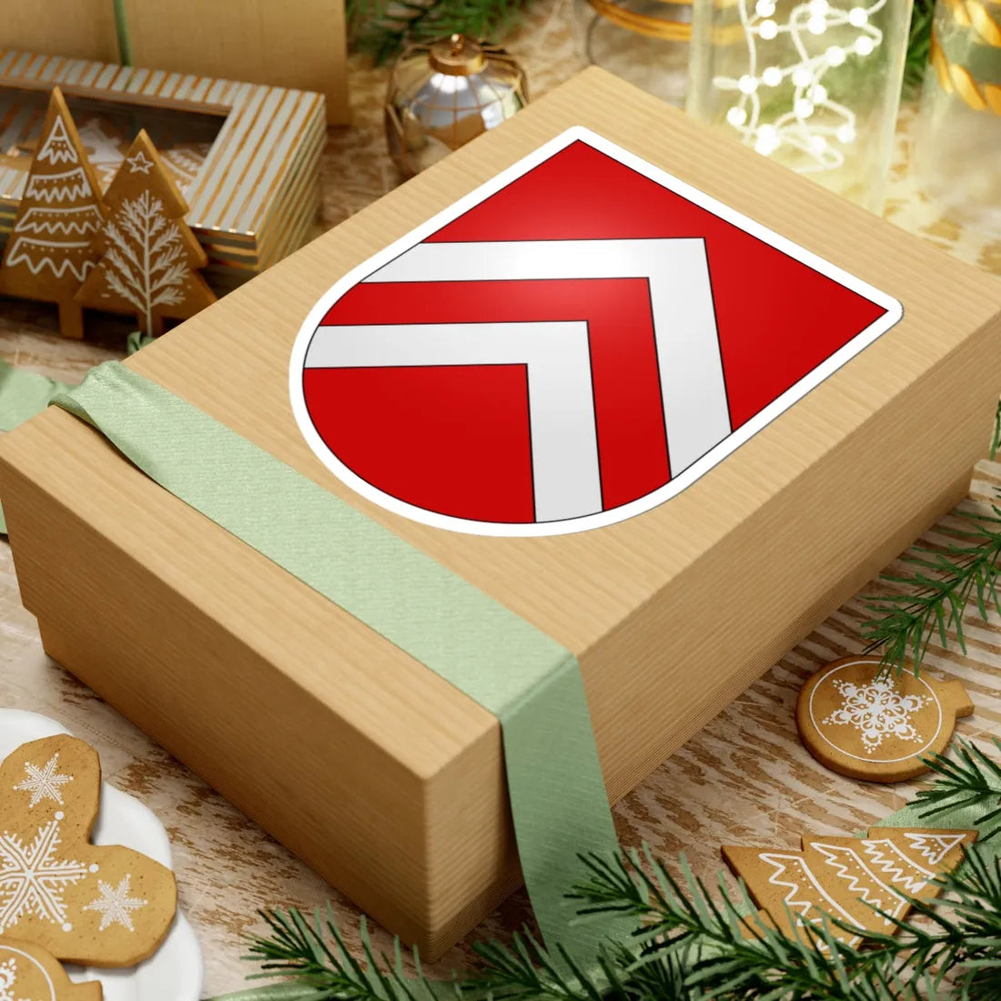 Echandens-coat of arms (Switzerland) (Coat of Arms) STICKER Vinyl Kiss-Cut Decal - The Sticker Space