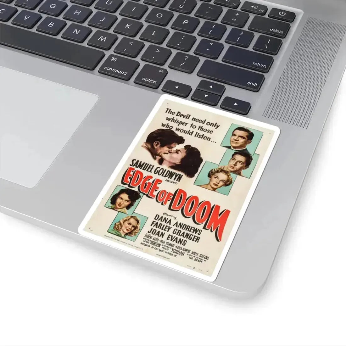Edge of Doom 1950 Movie Poster - STICKER Vinyl Kiss-Cut Decal - The Sticker Space