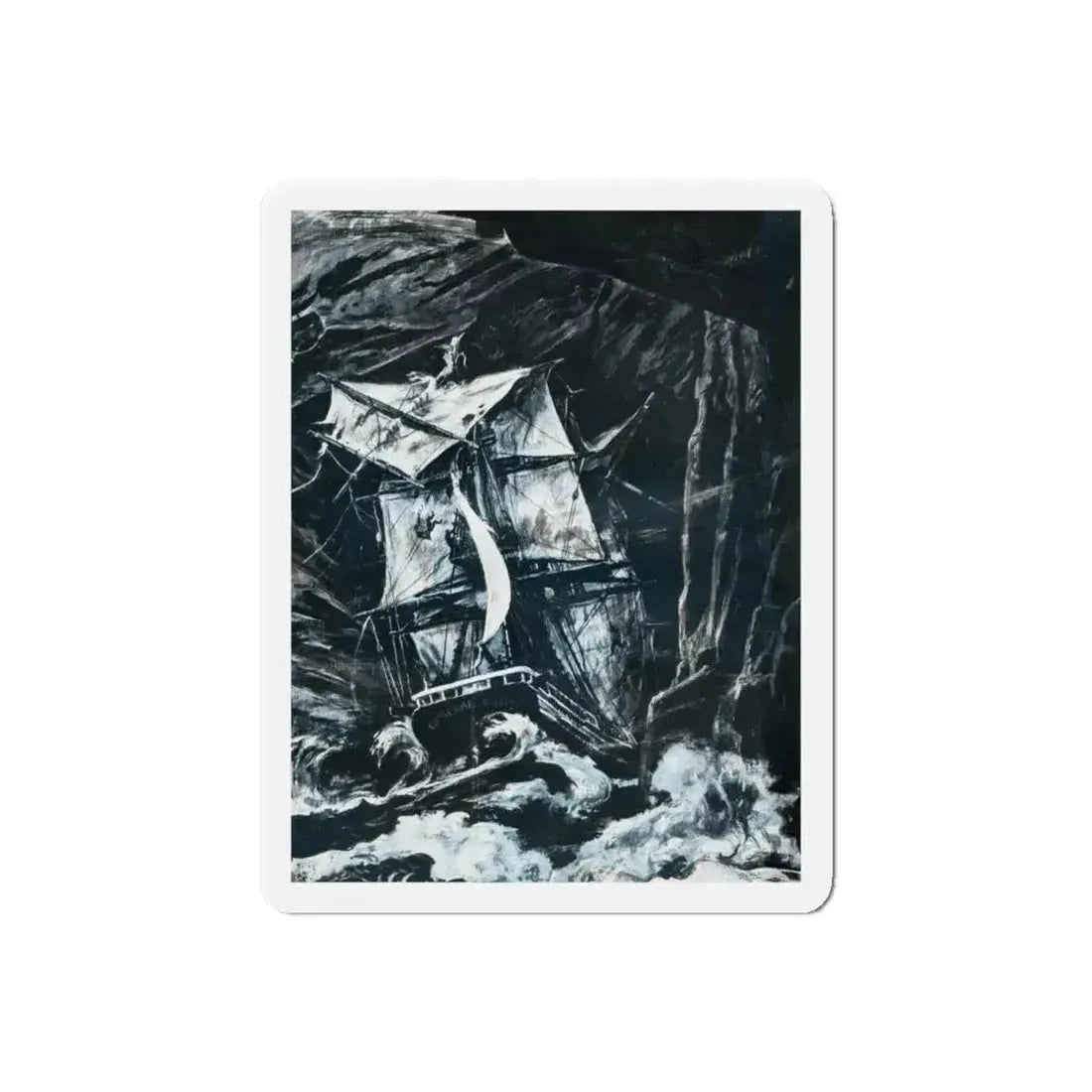 EerieTomb for the Golden Hulk (1), True May 1961 (Magazine Illustration) Refrigerator Magnet - The Sticker Space