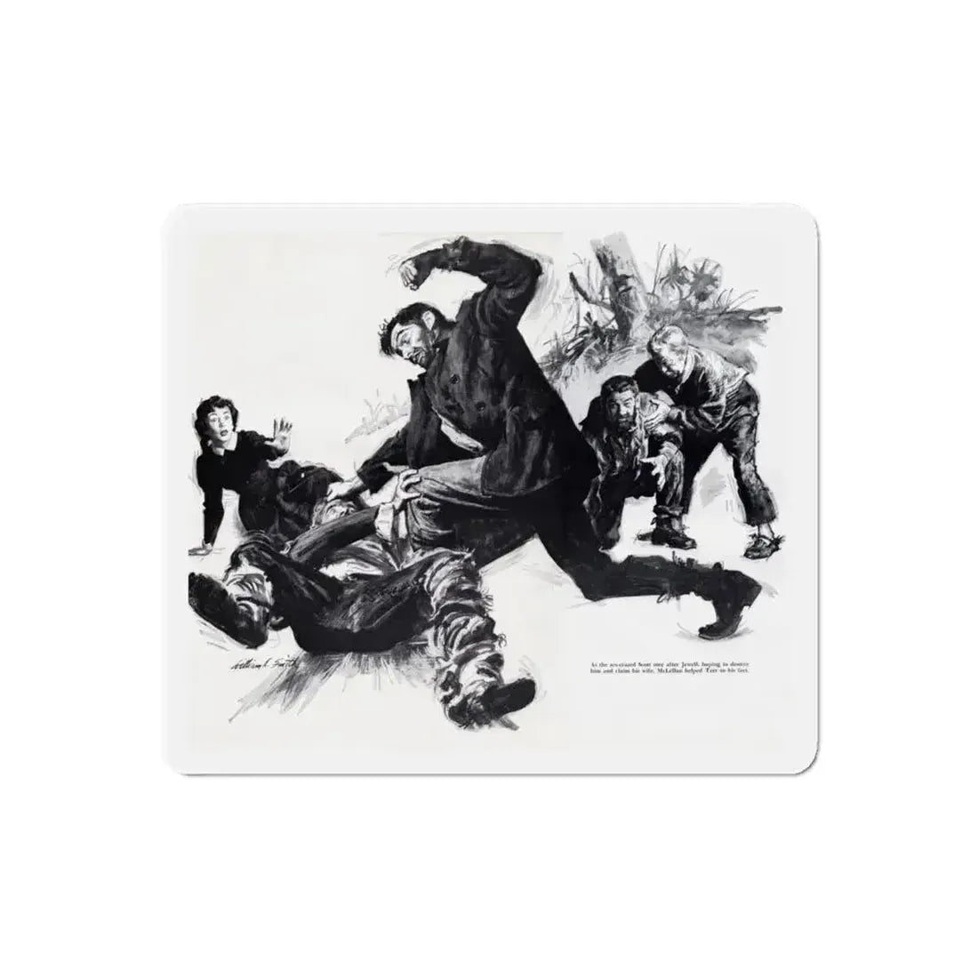 EerieTomb for the Golden Hulk (2), True May 1961 (Magazine Illustration) Refrigerator Magnet - The Sticker Space