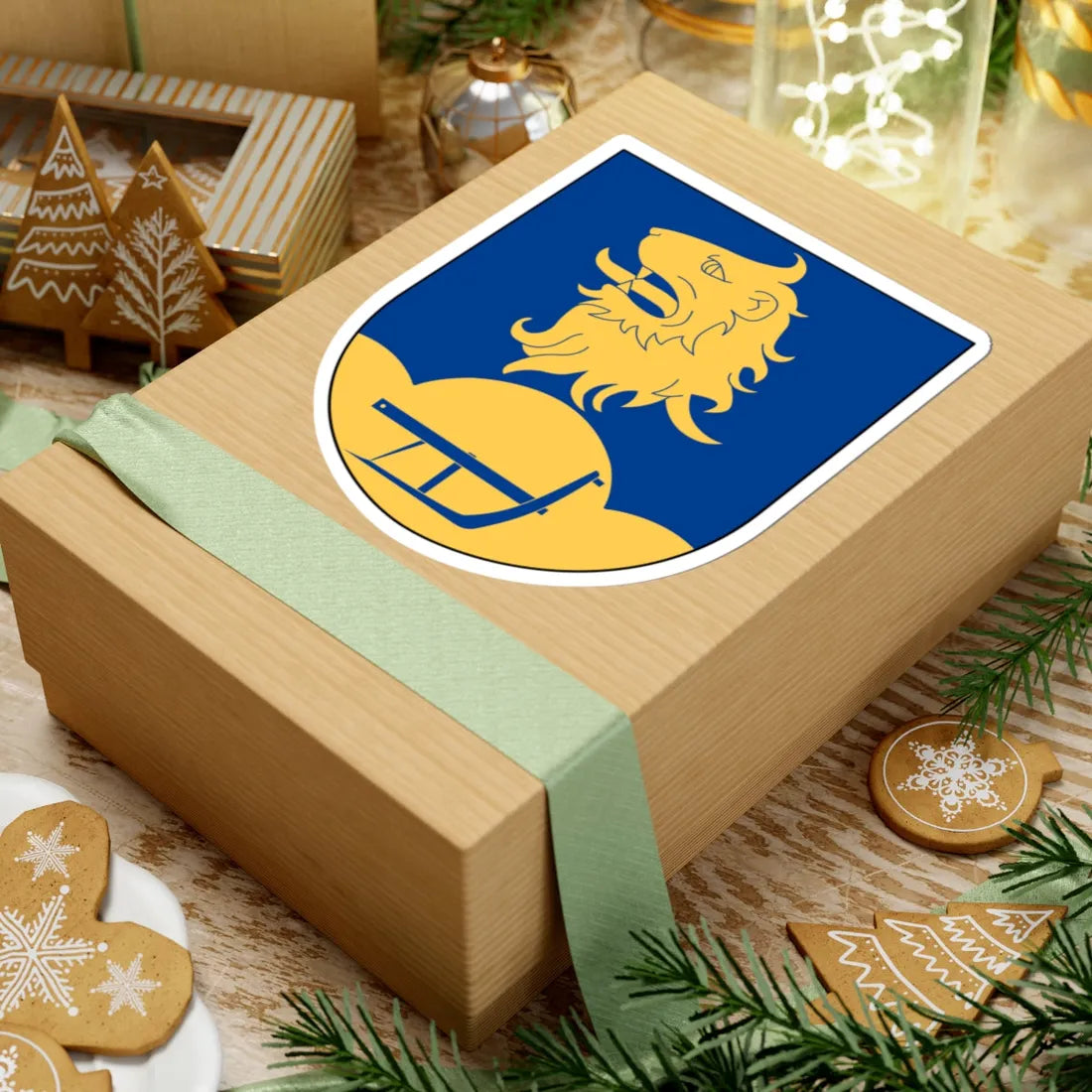 Ekebyborna församling vapen (Sweden) (Coat of Arms) STICKER Vinyl Kiss-Cut Decal - The Sticker Space