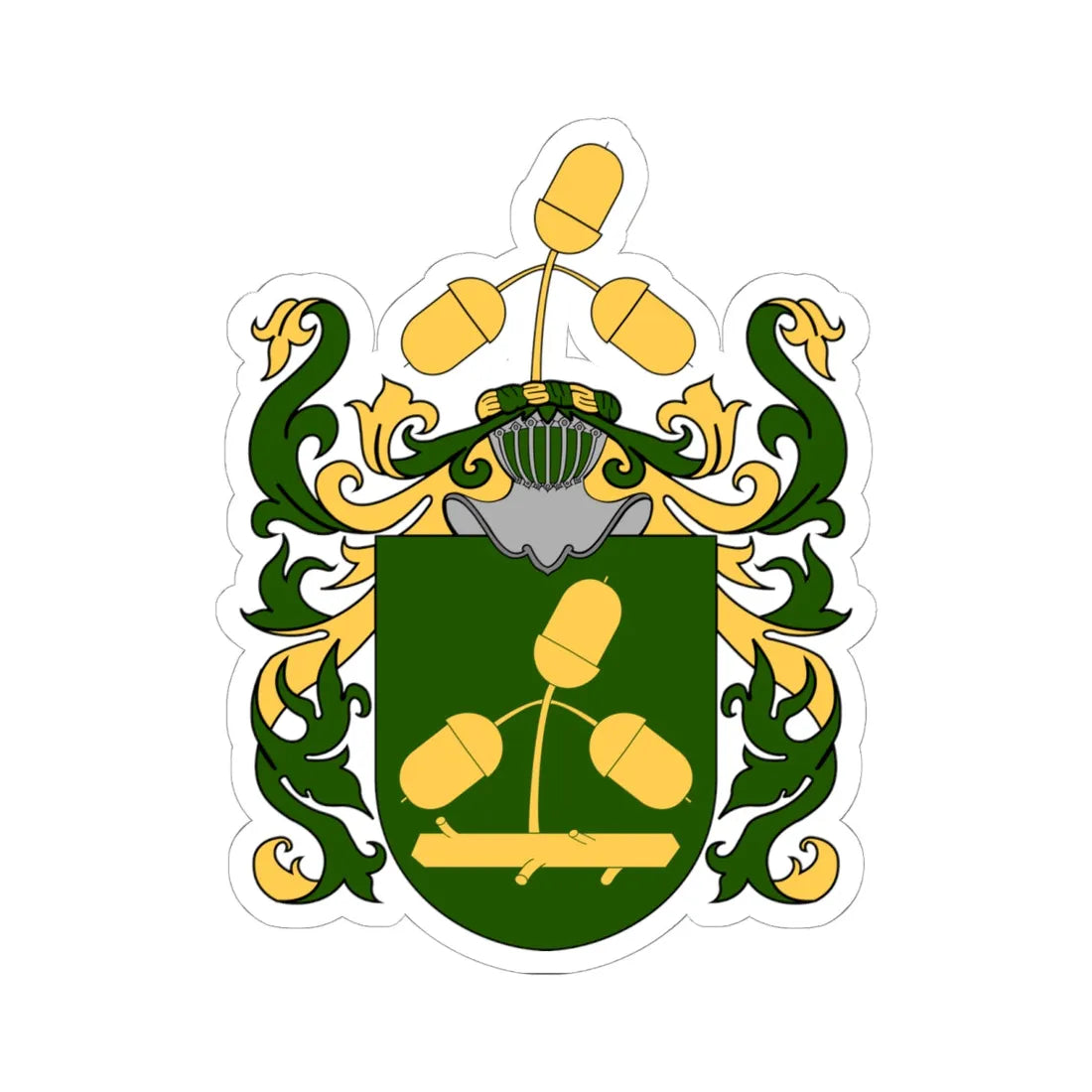 Ekestubbe vapen (Sweden) (Coat of Arms) STICKER Vinyl Kiss-Cut Decal - The Sticker Space