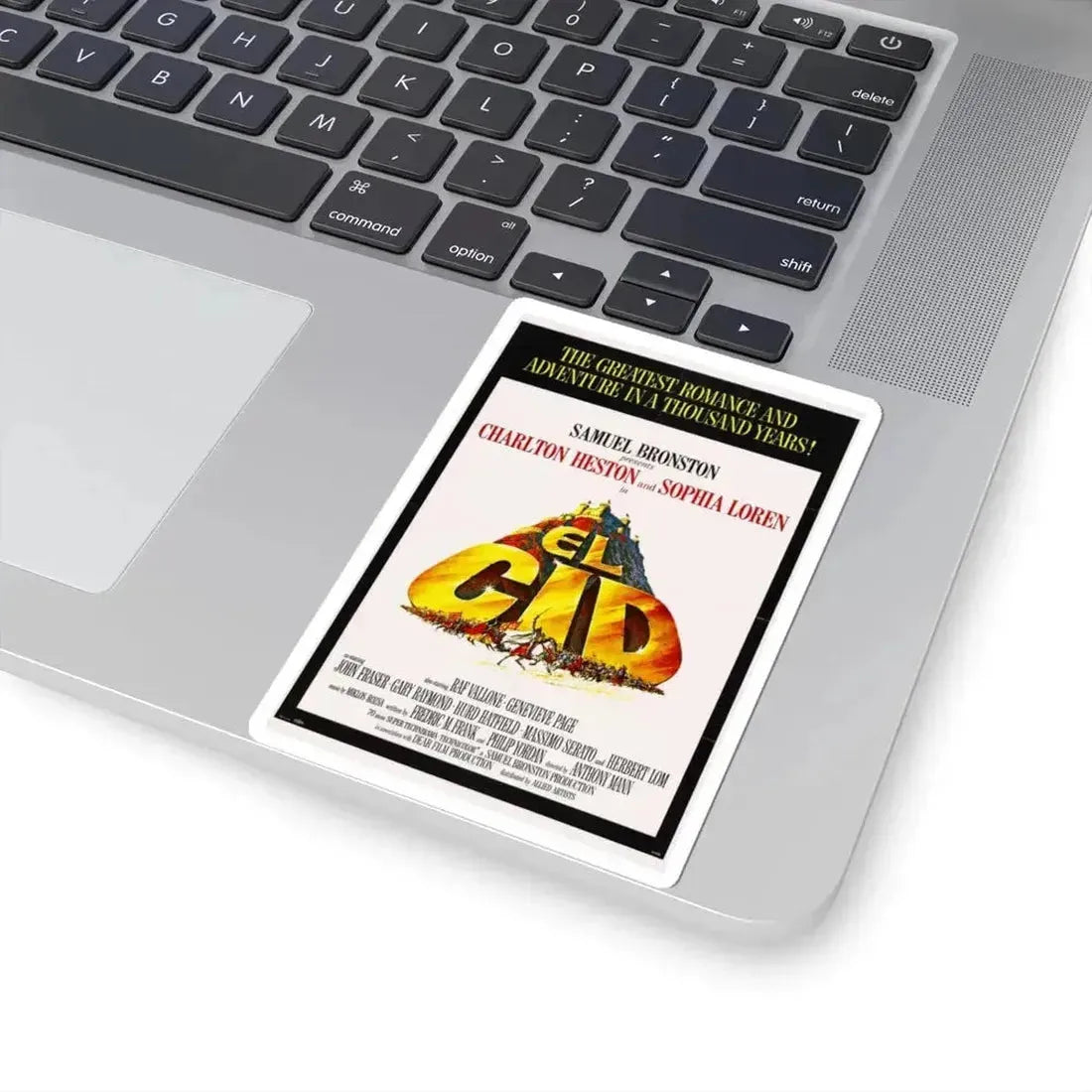 El Cid 1961 Movie Poster - STICKER Vinyl Kiss-Cut Decal - The Sticker Space