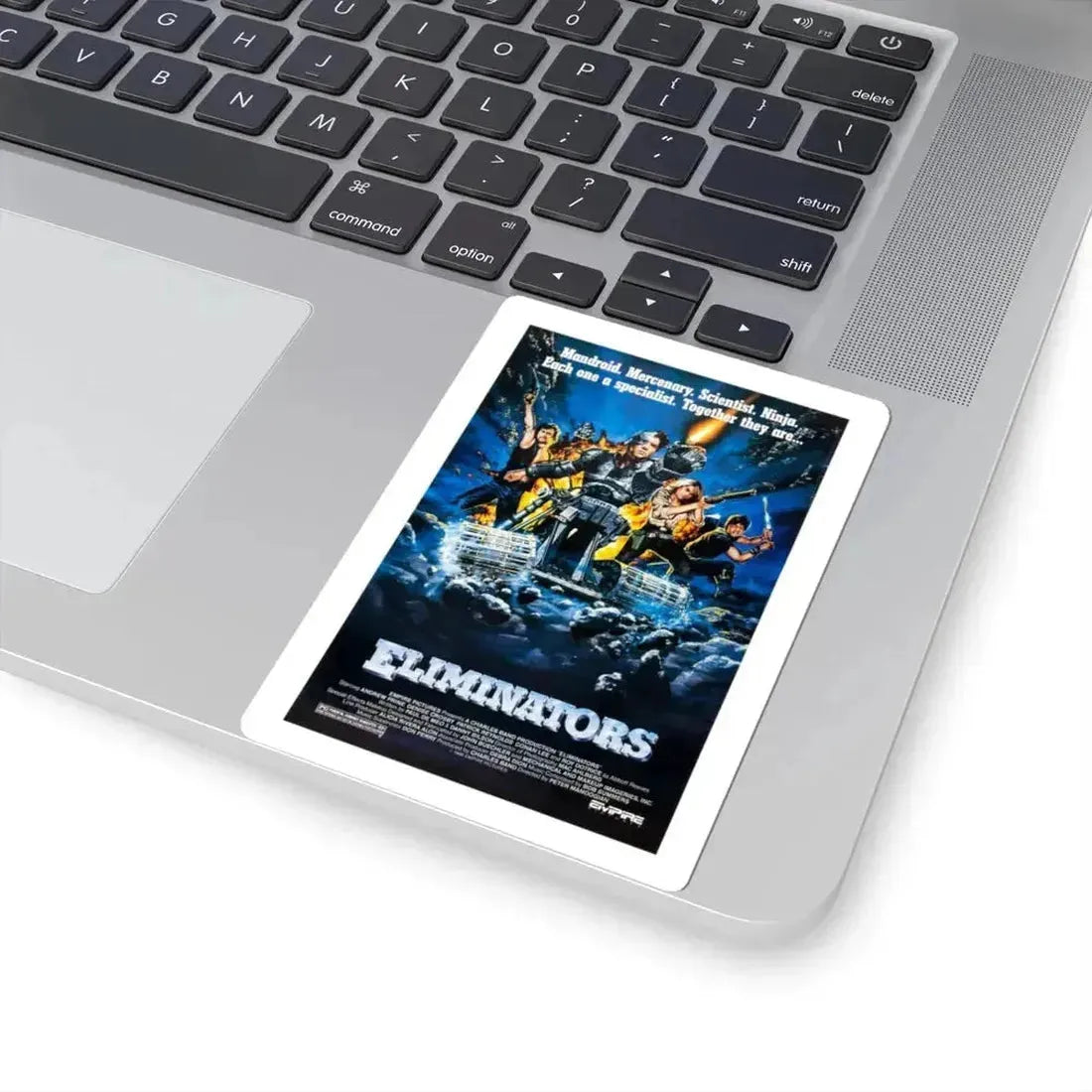 ELIMINATORS 1986 Movie Poster - STICKER Vinyl Kiss-Cut Decal - The Sticker Space