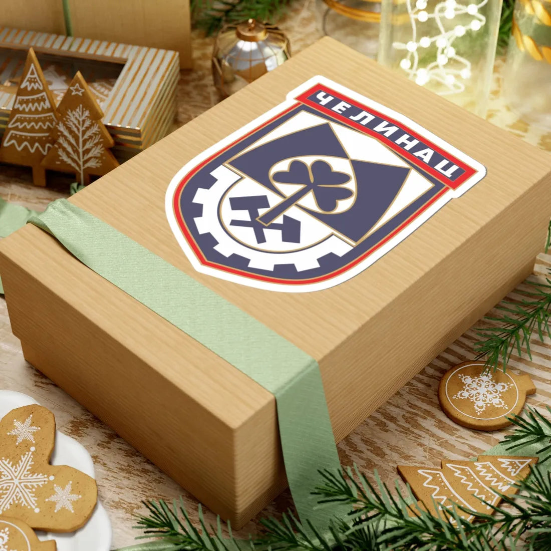 Čelinac grb (Bosnia and Herzegovina) (Coat of Arms) STICKER Vinyl Kiss-Cut Decal - The Sticker Space