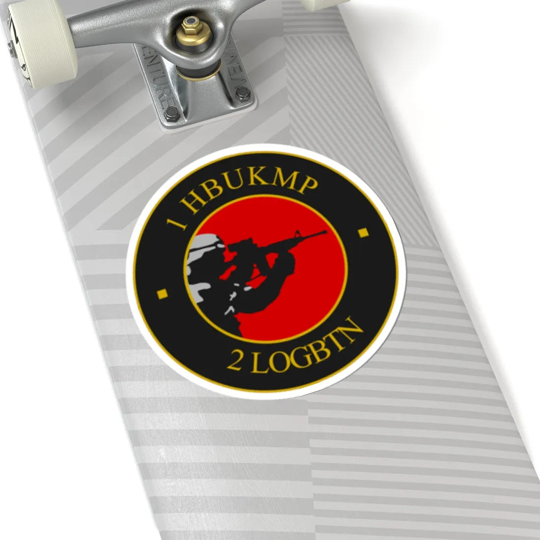 Emblem for the 1-II-TRR (Denmark) (Coat of Arms) STICKER Vinyl Kiss-Cut Decal - The Sticker Space