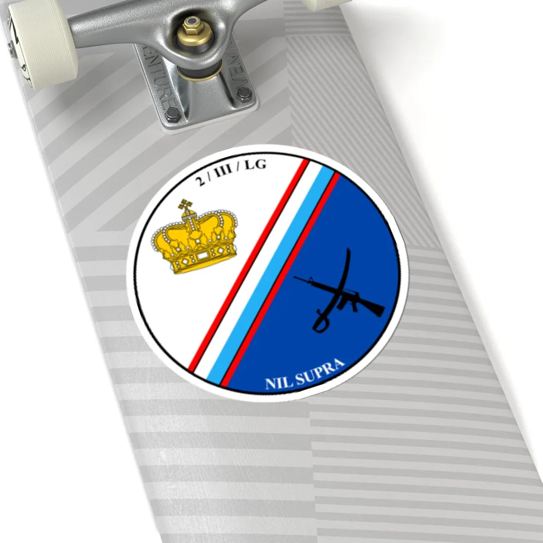 Emblem for the 2-III-LG (Denmark) (Coat of Arms) STICKER Vinyl Kiss-Cut Decal - The Sticker Space