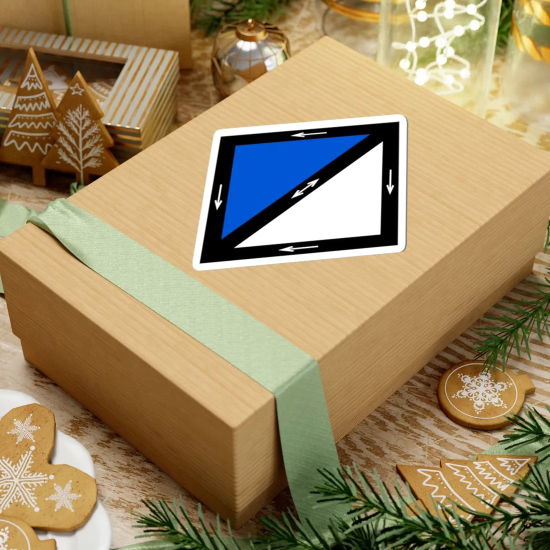 Emblem for the VEDL-IV-JTR (Denmark) (Coat of Arms) STICKER Vinyl Kiss-Cut Decal - The Sticker Space