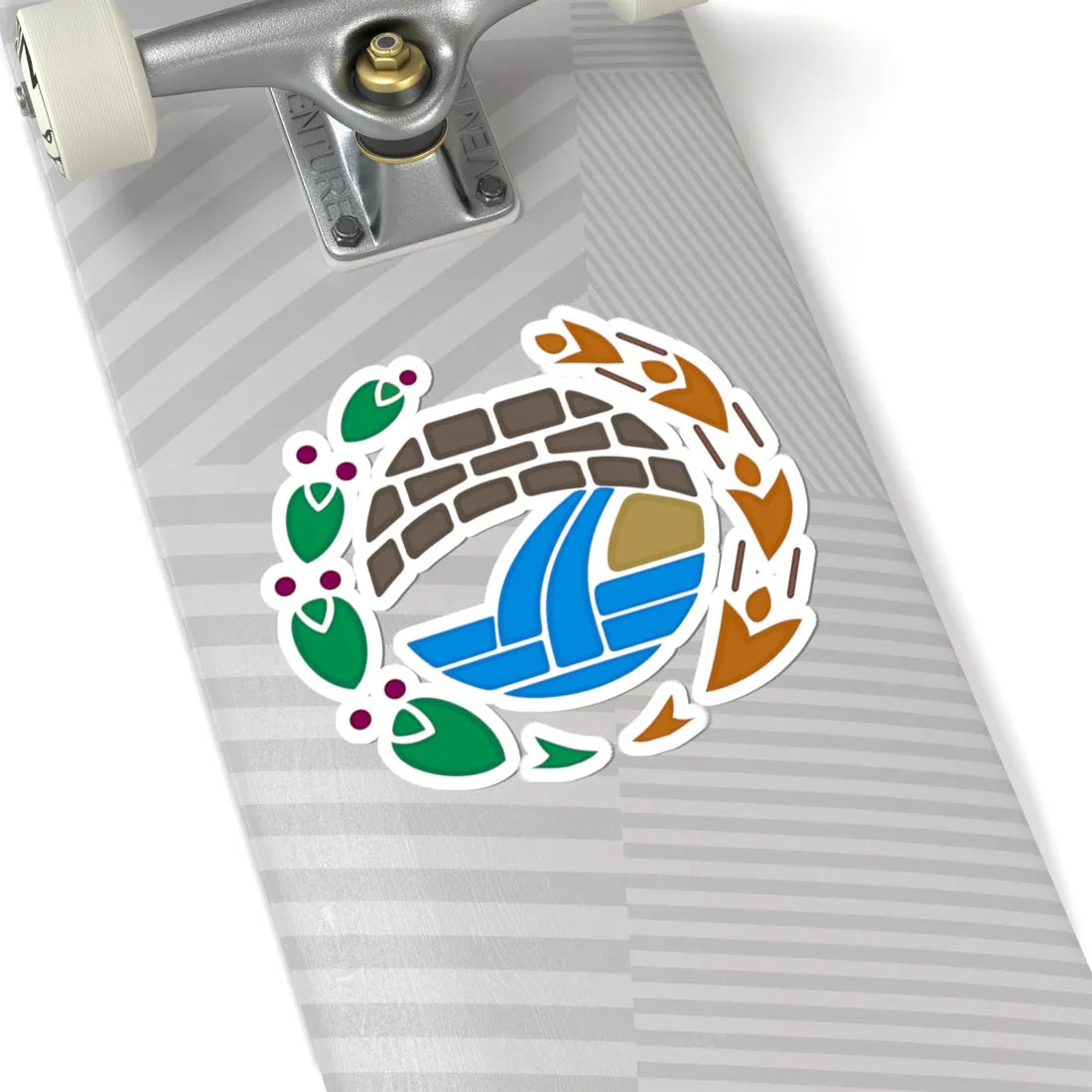 Emblem of Escaldes-Engordany (Andorra) (Coat of Arms) STICKER Vinyl Kiss-Cut Decal - The Sticker Space