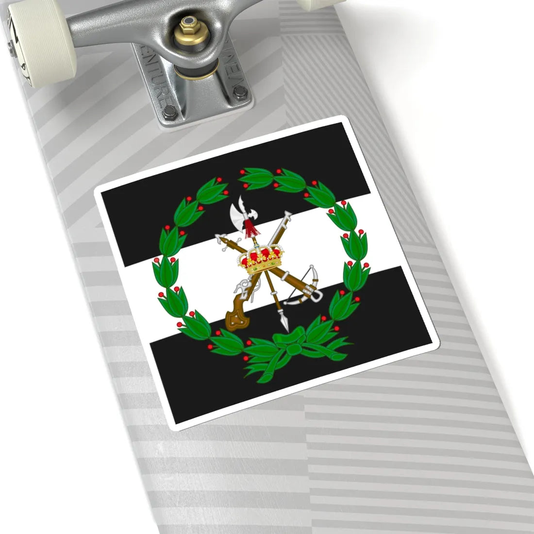 Emblem of the 3rd Spanish Legion Tercio Don Juan de Austria (Spain) (Coat of Arms) STICKER Vinyl Kiss-Cut Decal - The Sticker Space