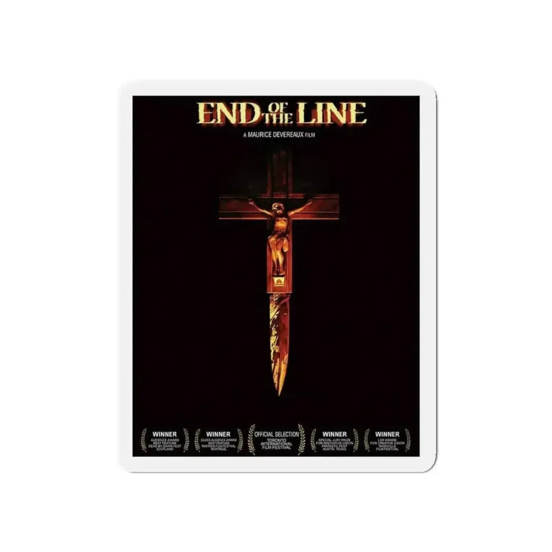 END OF THE LINE (2) 1987 Movie Poster - Refrigerator Magnet - The Sticker Space