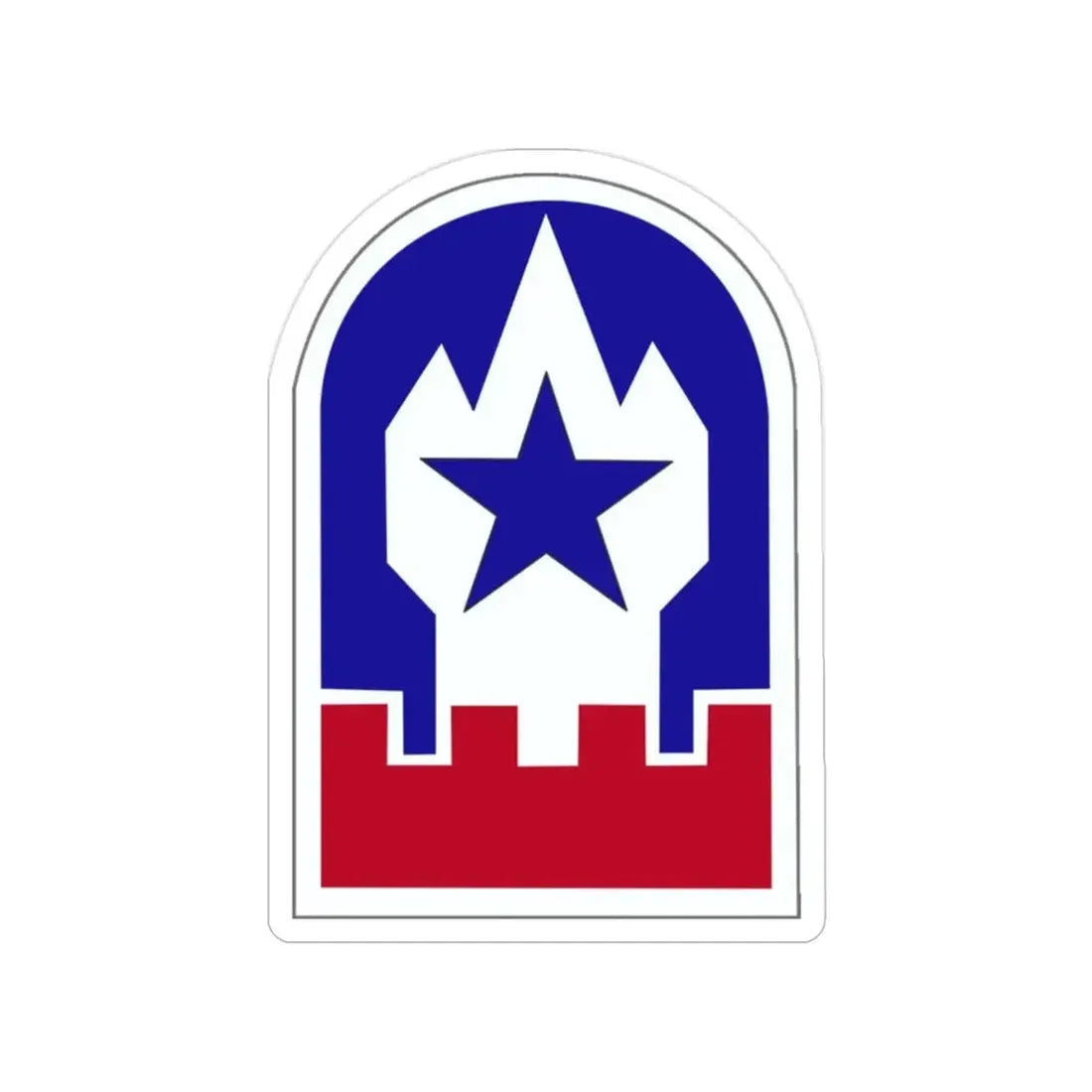 Engineer Command Europe (U.S. Army) Transparent STICKER Die-Cut Vinyl Decal - The Sticker Space