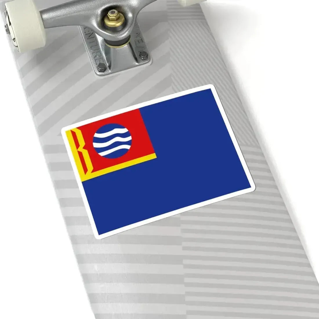 Ensign of Coastal Defense of Republic of China 1925-1928 (China) STICKER Vinyl Kiss-Cut Decal - The Sticker Space