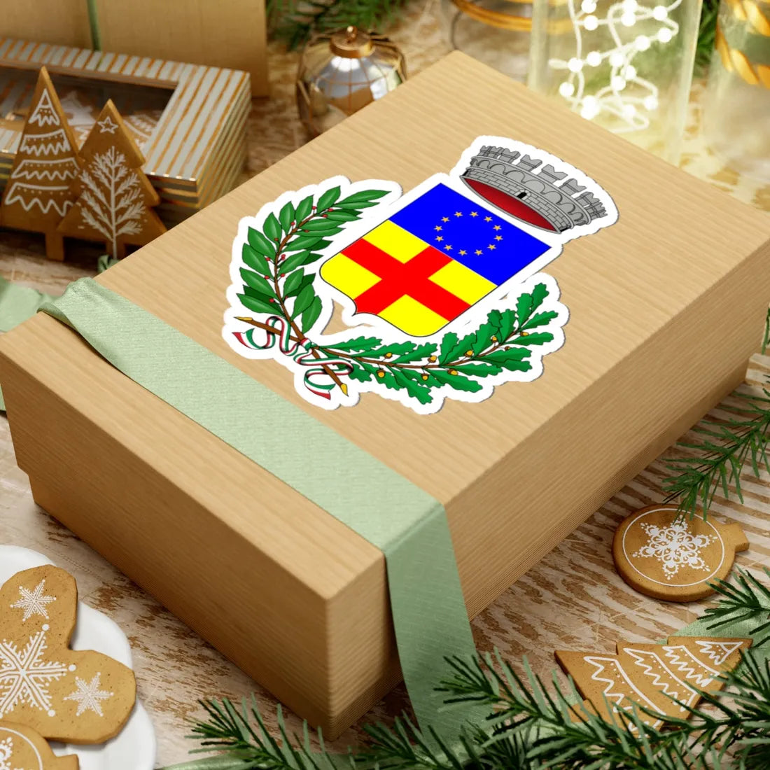 Erli-Stemma (Italy) (Coat of Arms) STICKER Vinyl Kiss-Cut Decal - The Sticker Space