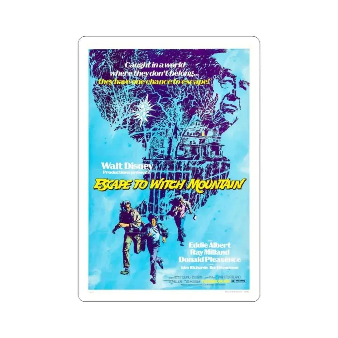 Escape to Witch Mountain 1975 Movie Poster STICKER Vinyl Die-Cut Decal - The Sticker Space