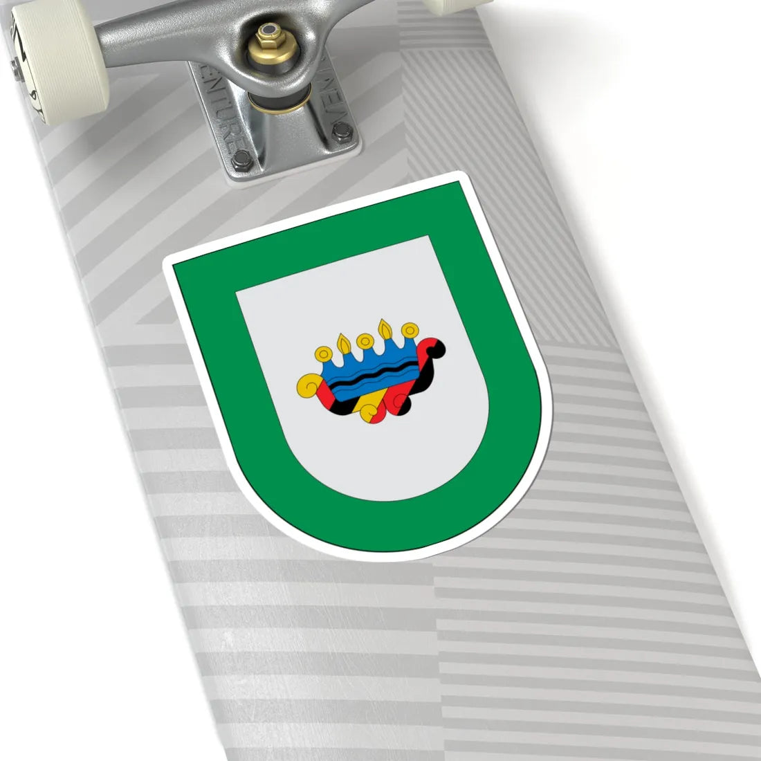 Escudo Acajete (Mexico) (Coat of Arms) STICKER Vinyl Kiss-Cut Decal - The Sticker Space