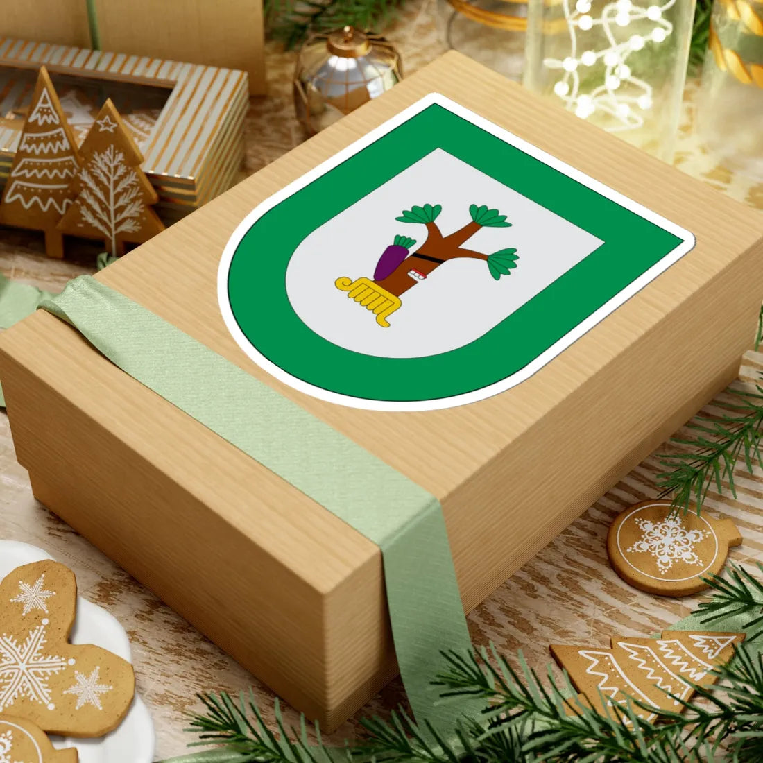 Escudo Camocuautla (Mexico) (Coat of Arms) STICKER Vinyl Kiss-Cut Decal - The Sticker Space