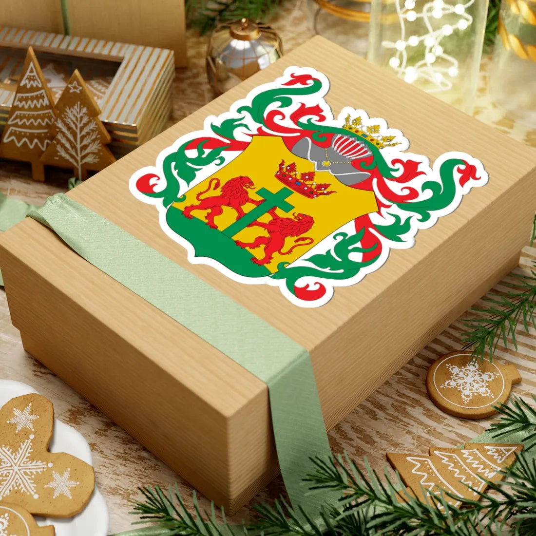 Escudo colonial de Cartagena de Indias (Colombia) (Coat of Arms) STICKER Vinyl Kiss-Cut Decal - The Sticker Space