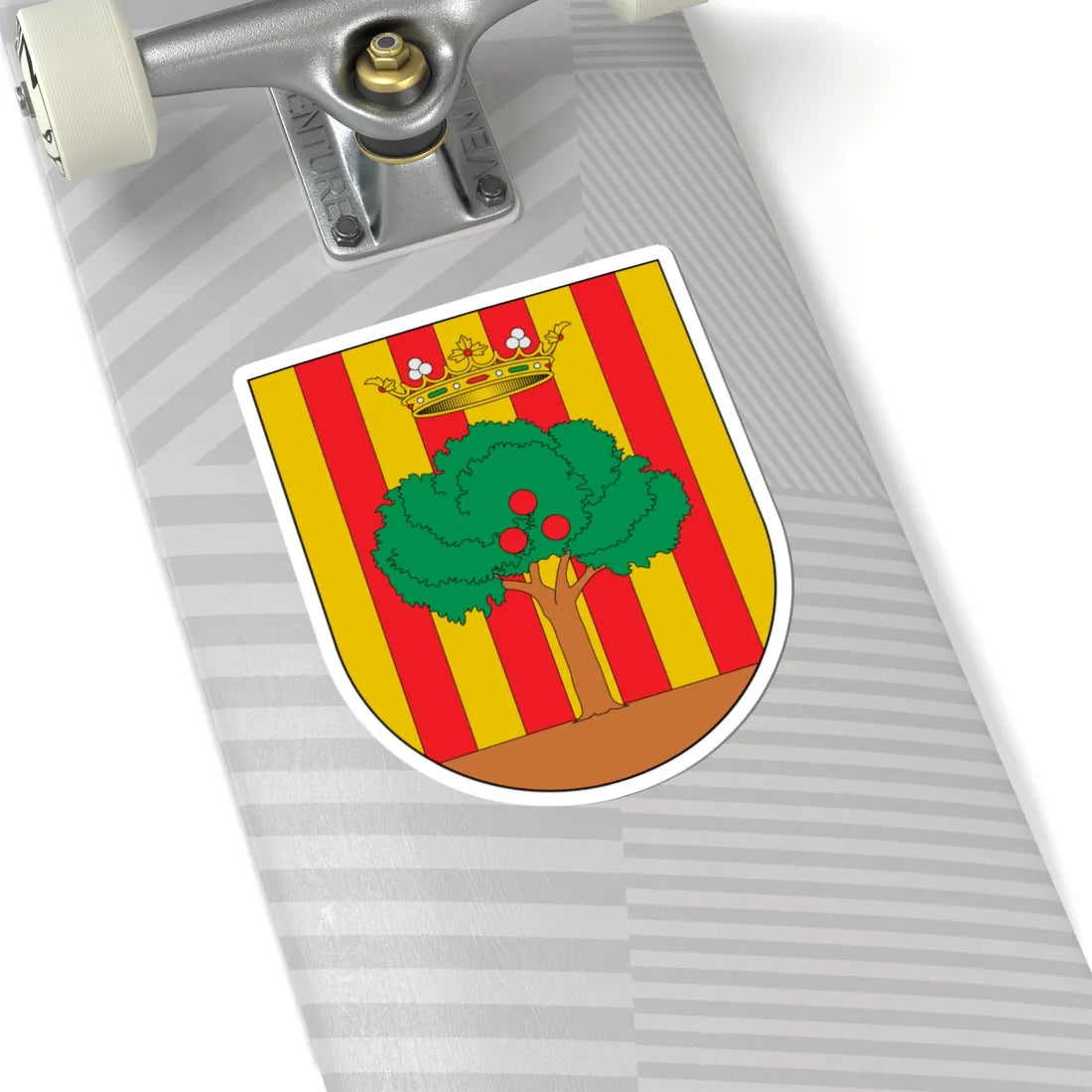 Escudo de Abrera Barcelona (Spain) (Coat of Arms) STICKER Vinyl Kiss-Cut Decal - The Sticker Space