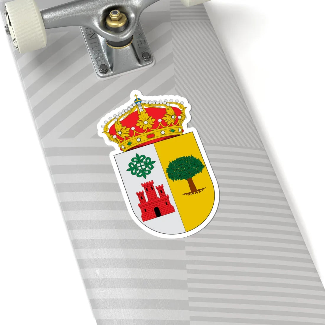 Escudo de Acehúche (Spain) (Coat of Arms) STICKER Vinyl Kiss-Cut Decal - The Sticker Space