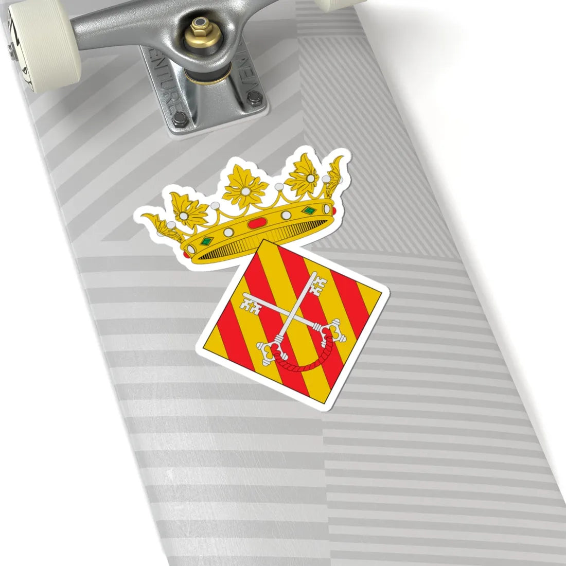 Escudo de Ademuz 2016 (Spain) (Coat of Arms) STICKER Vinyl Kiss-Cut Decal - The Sticker Space