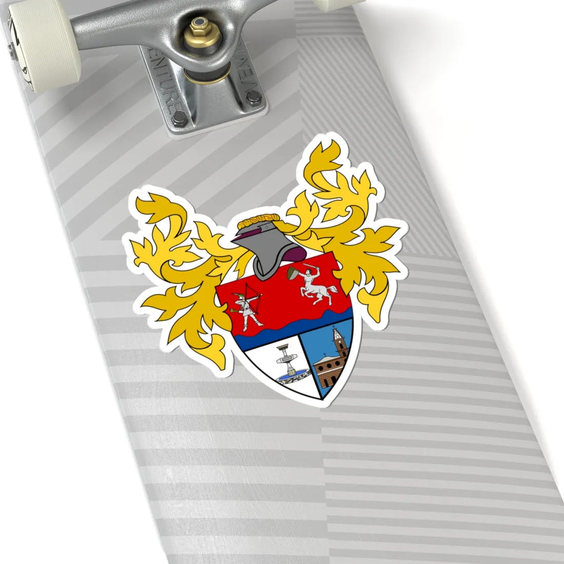 Escudo de Agrado - Huila (Colombia) (Coat of Arms) STICKER Vinyl Kiss-Cut Decal - The Sticker Space