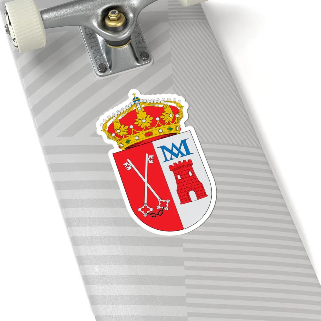 Escudo de Alcadozo (Spain) (Coat of Arms) STICKER Vinyl Kiss-Cut Decal - The Sticker Space