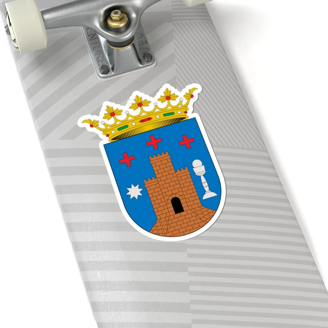 Escudo de Alcalá de Chivert Castellón (Spain) (Coat of Arms) STICKER Vinyl Kiss-Cut Decal - The Sticker Space