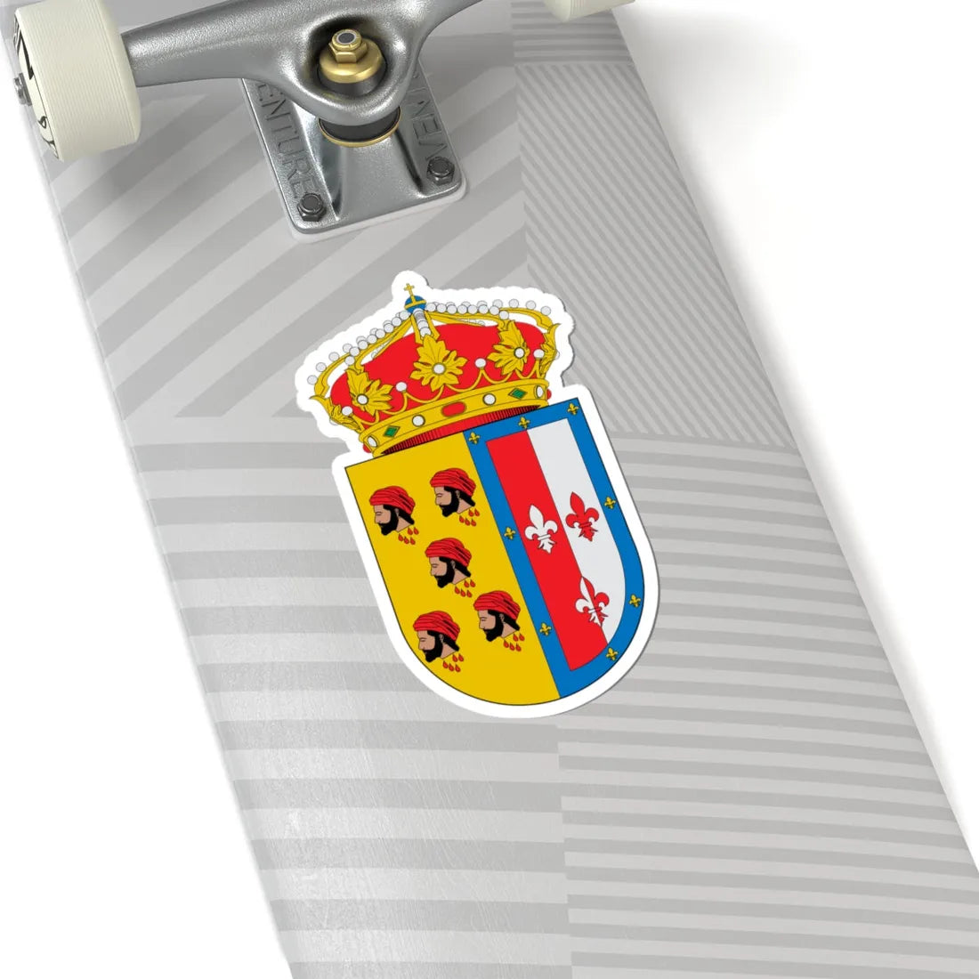 Escudo de Alcanadre-La Rioja (Spain) (Coat of Arms) STICKER Vinyl Kiss-Cut Decal - The Sticker Space