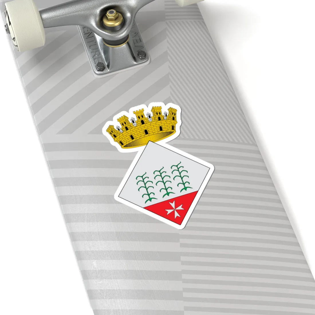 Escudo de Alcanar (Spain) (Coat of Arms) STICKER Vinyl Kiss-Cut Decal - The Sticker Space