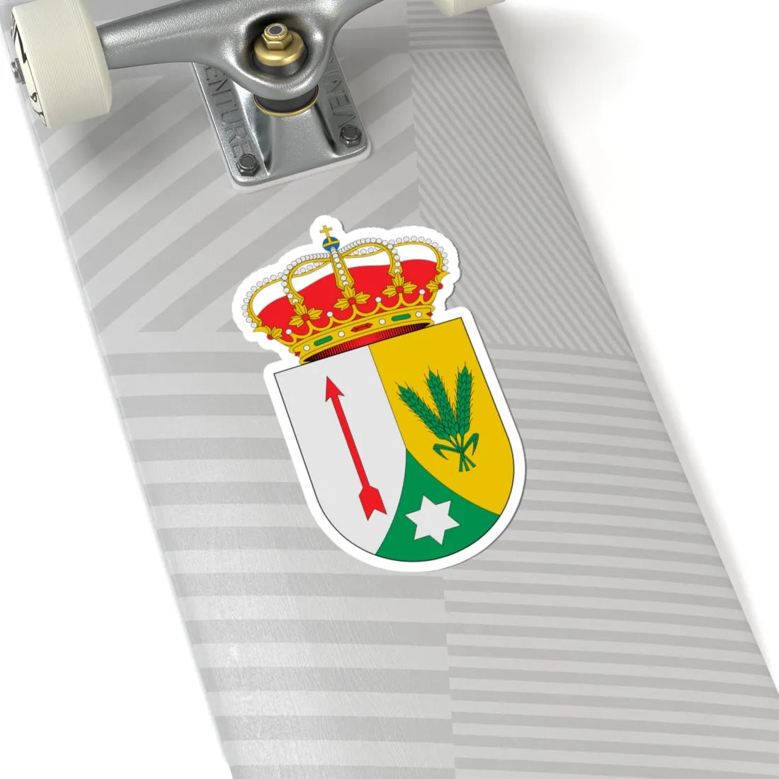 Escudo de Alcoba de los Montes Ciudad Real (Spain) (Coat of Arms) STICKER Vinyl Kiss-Cut Decal - The Sticker Space