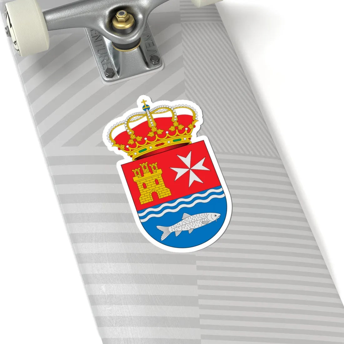 Escudo de Alcolea del Río Sevilla (Spain) (Coat of Arms) STICKER Vinyl Kiss-Cut Decal - The Sticker Space