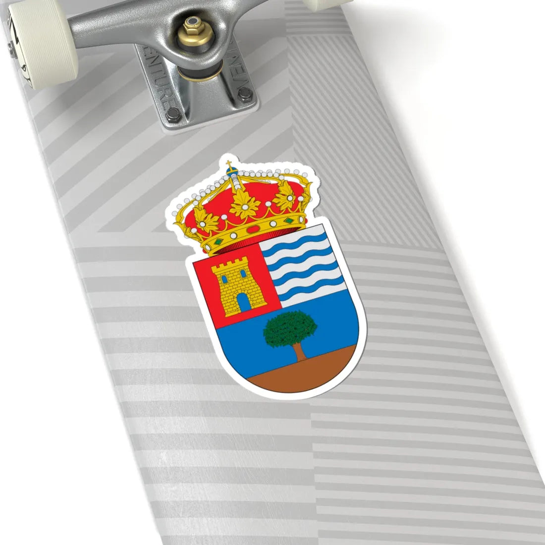 Escudo de Alcolea (Spain) (Coat of Arms) STICKER Vinyl Kiss-Cut Decal - The Sticker Space