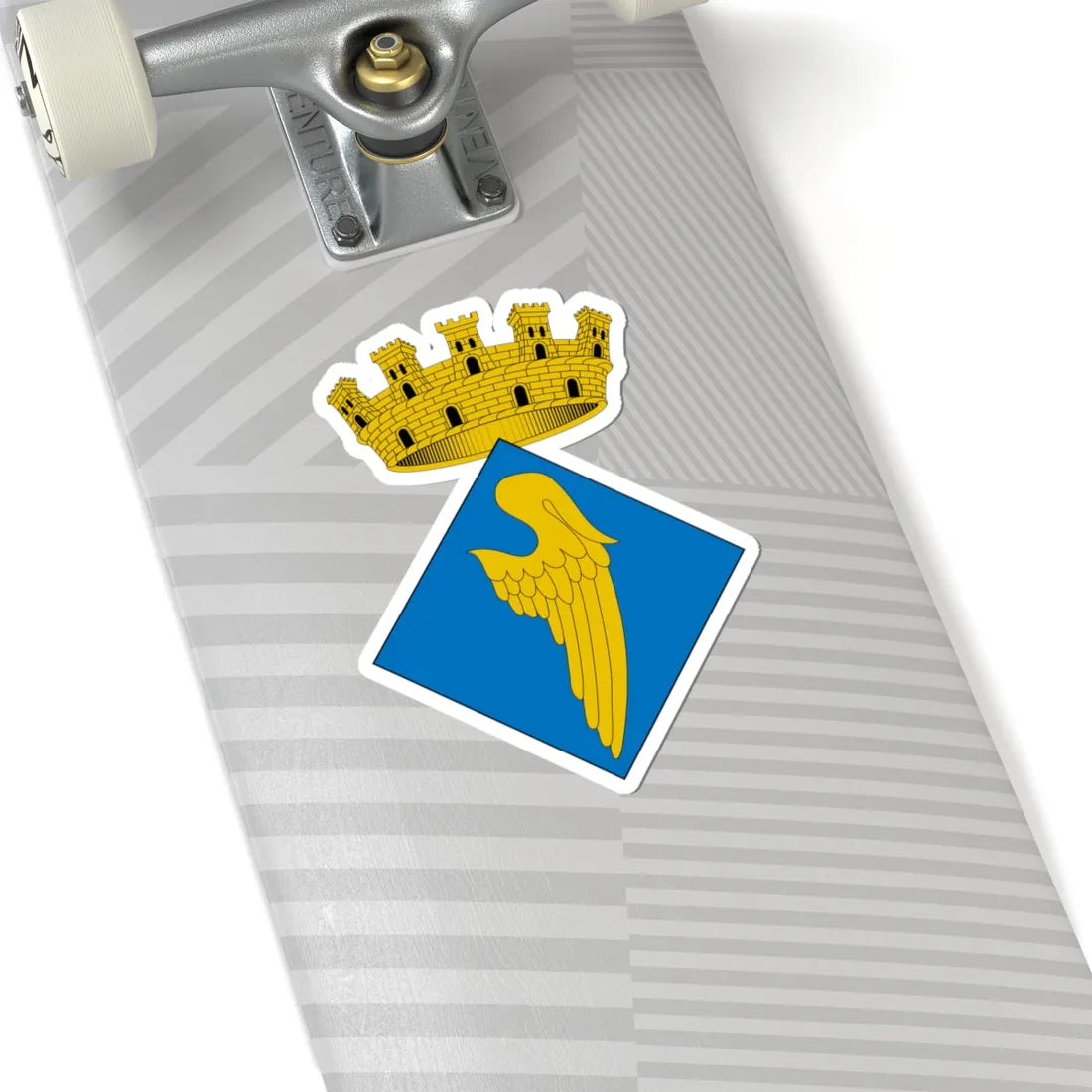 Escudo de Alcover (Spain) (Coat of Arms) STICKER Vinyl Kiss-Cut Decal - The Sticker Space