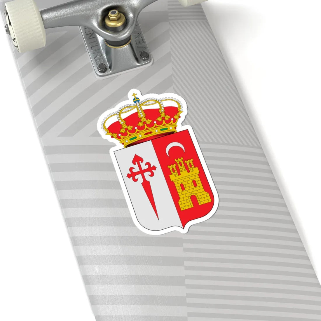 Escudo de Alcubillas Ciudad Real (Spain) (Coat of Arms) STICKER Vinyl Kiss-Cut Decal - The Sticker Space