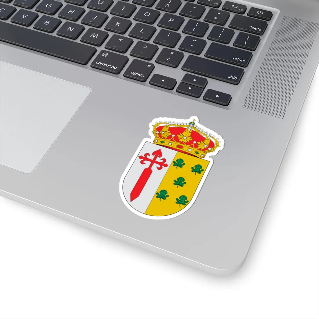 Escudo de Aldeanueva de Figueroa (Spain) (Coat of Arms) STICKER Vinyl Kiss-Cut Decal - The Sticker Space