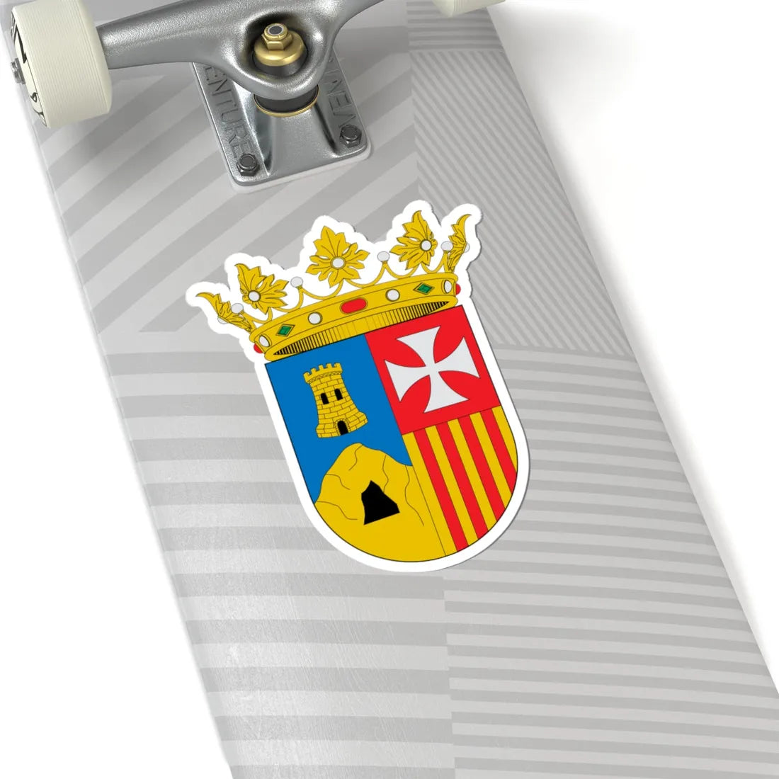 Escudo de Algar de Palancia (Spain) (Coat of Arms) STICKER Vinyl Kiss-Cut Decal - The Sticker Space